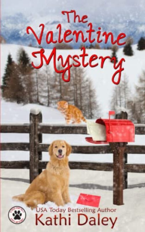 Book cover for "The Valentine Mystery" by Kathi Daley