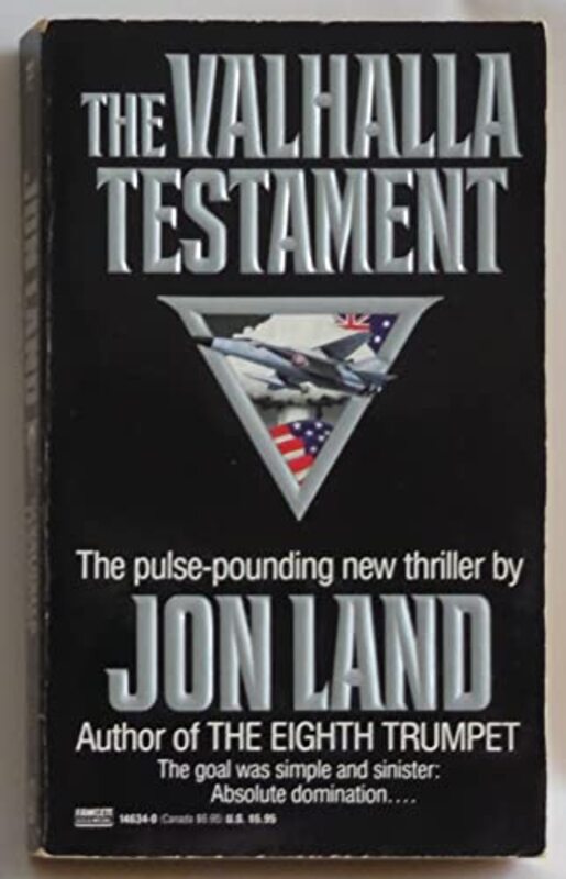 Book cover for "The Valhalla Testament" by Jon Land