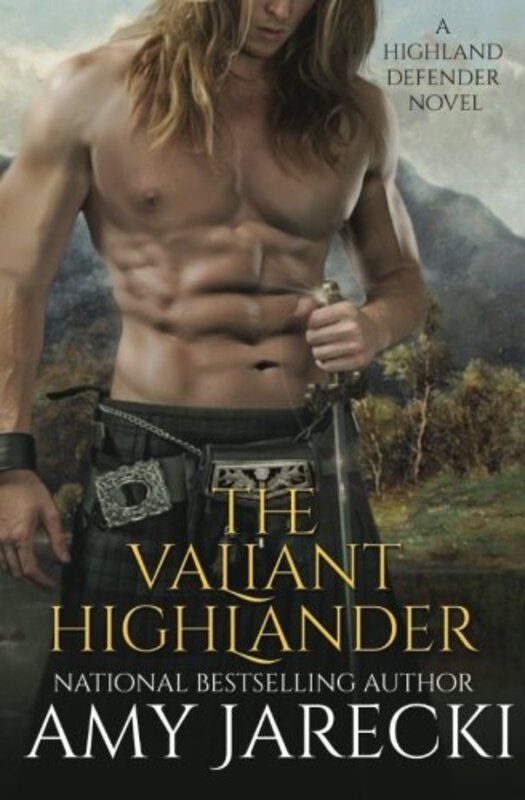 Book cover for "The Valiant Highlander" by Amy Jarecki