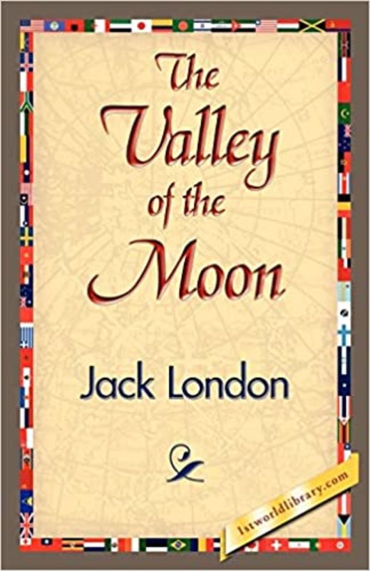 Book cover for "The Valley of the Moon" by Jack London