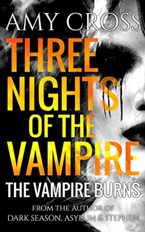 Book cover for "The Vampire Burns" by Amy Cross
