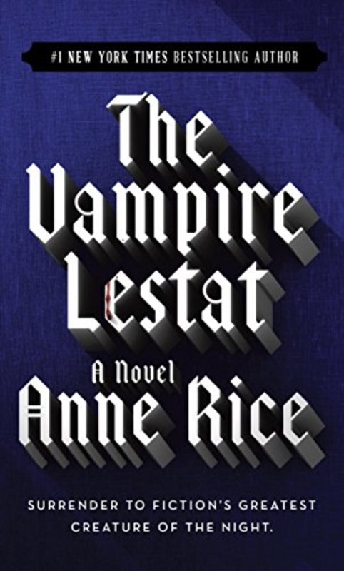 Book cover for "The Vampire Lestat" by Anne Rice