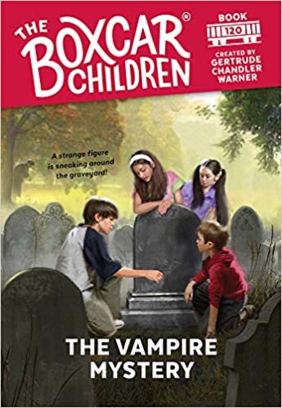 Book cover for "The Vampire Mystery" by Gertrude Chandler Warner