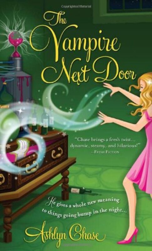 Book cover for "The Vampire Next Door" by Ashlyn Chase