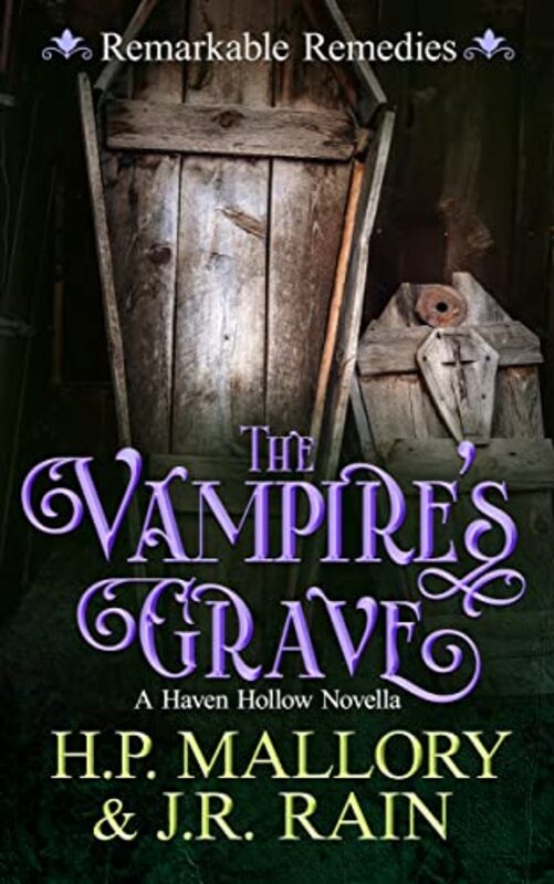 Book cover for "The Vampire\'s Grave" by J R Rain