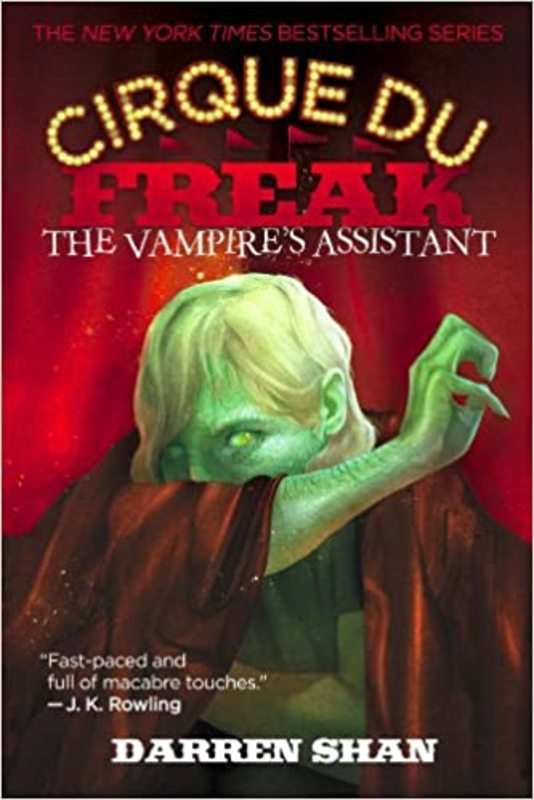 Book cover for "The Vampire's Assistant" by Darren Shan