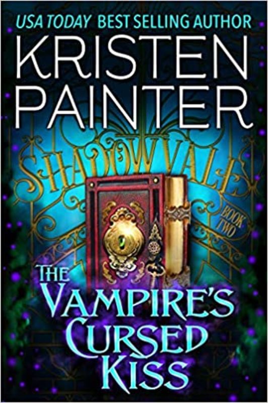 Book cover for "The Vampire's Cursed Kiss" by Kristen Painter