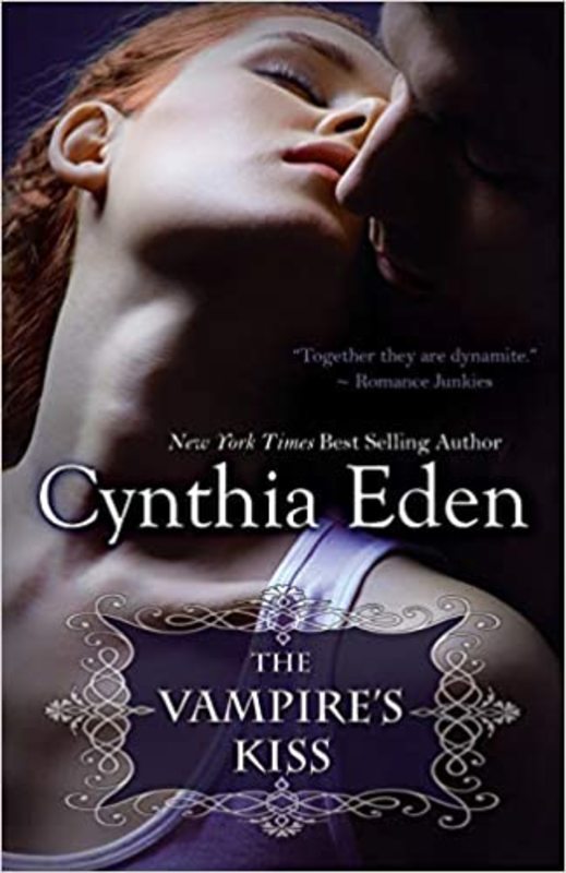 Book cover for "The Vampire's Kiss" by Cynthia Eden