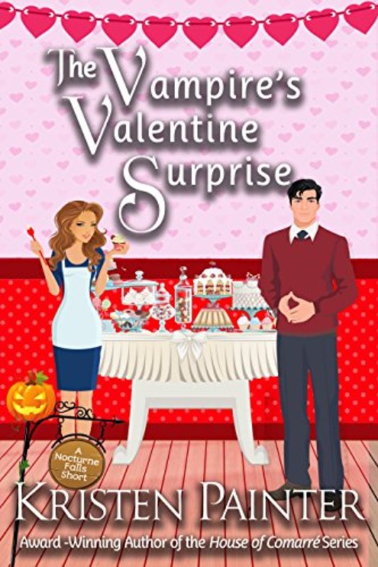 Book cover for "The Vampire's Valentine Surprise" by Kristen Painter