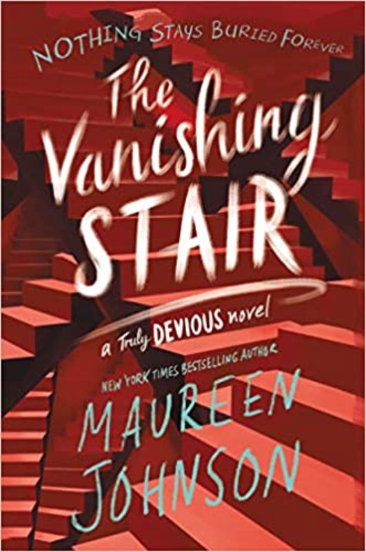 Book cover for "The Vanishing Stair" by Maureen Johnson