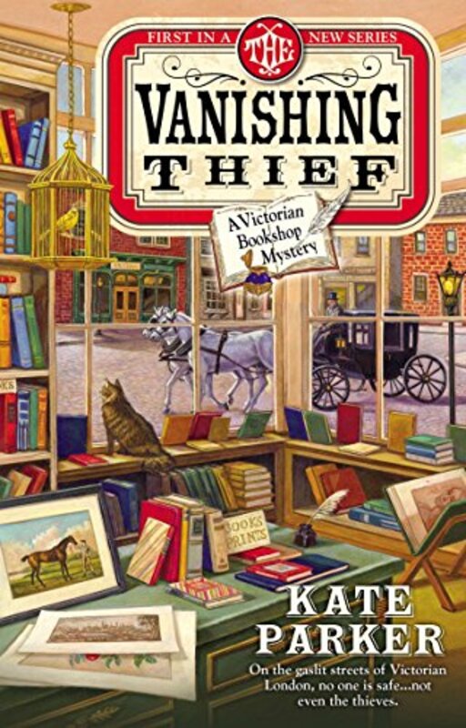 Book cover for "The Vanishing Thief" by Kate Parker