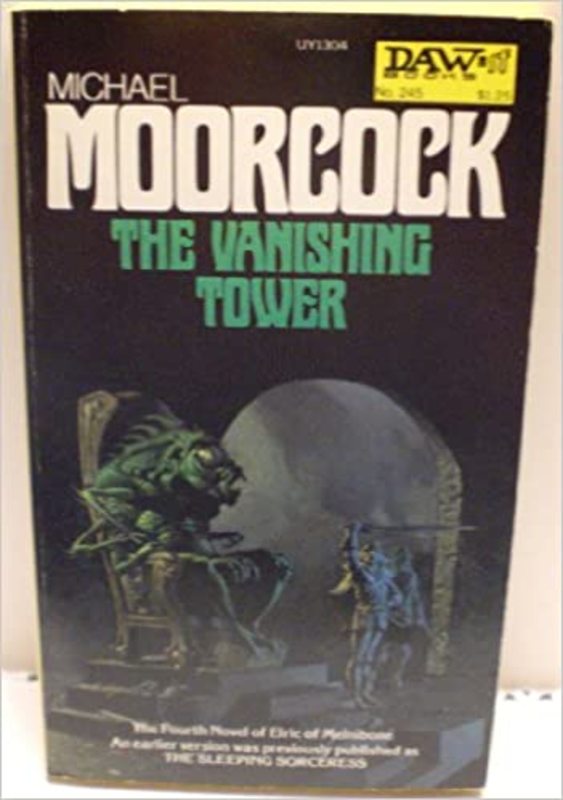 Book cover for "The Vanishing Tower" by Michael Moorcock