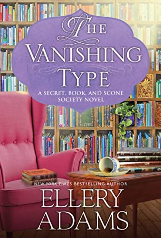 Book cover for "The Vanishing Type" by Ellery Adams