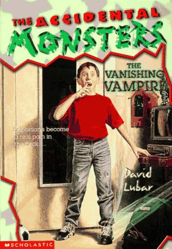 Book cover for "The Vanishing Vampire" by David Lubar