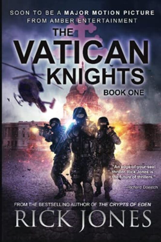 Book cover for "The Vatican Knights" by Rick Jones