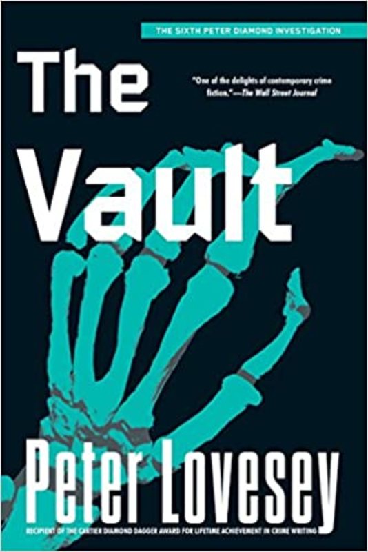 Book cover for "The Vault" by Peter Lovesey