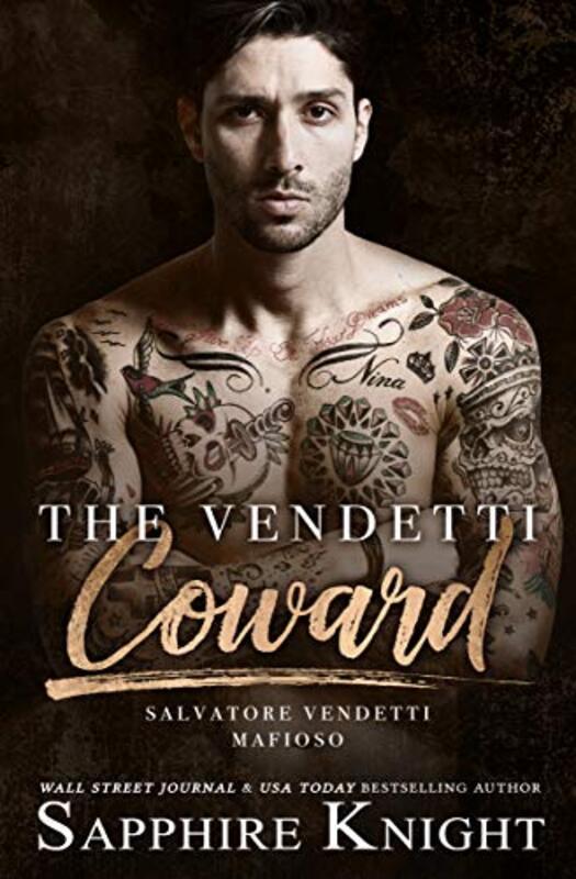 Book cover for "The Vendetti Coward" by Sapphire Knight
