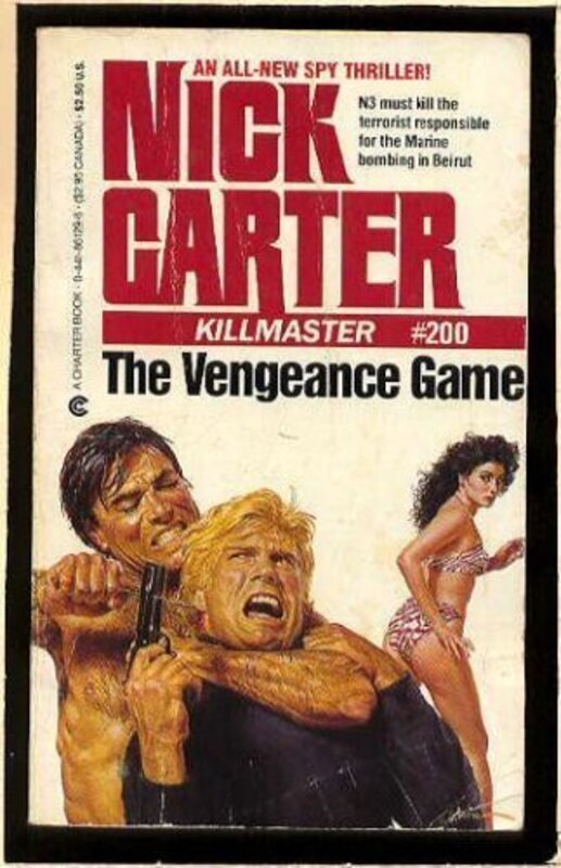 Book cover for "The Vengeance Game" by Nick Carter