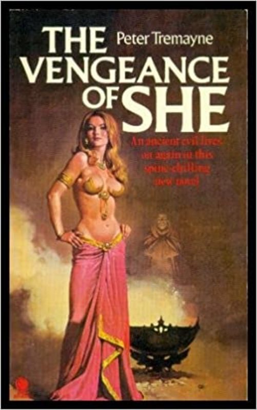 Book cover for "The Vengeance of She" by Peter Tremayne