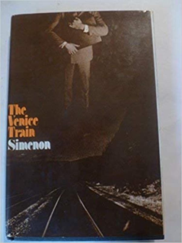Book cover for "The Venice Train" by Georges Simenon
