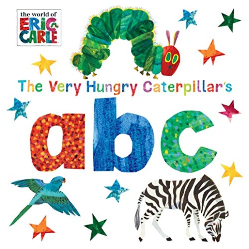 Book cover for "The Very Hungry Caterpillar's ABC" by Eric Carle