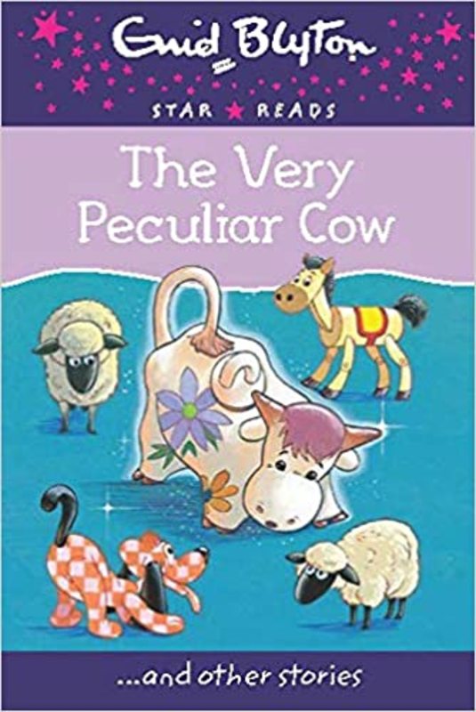 Book cover for "The Very Peculiar Cow" by Enid Blyton
