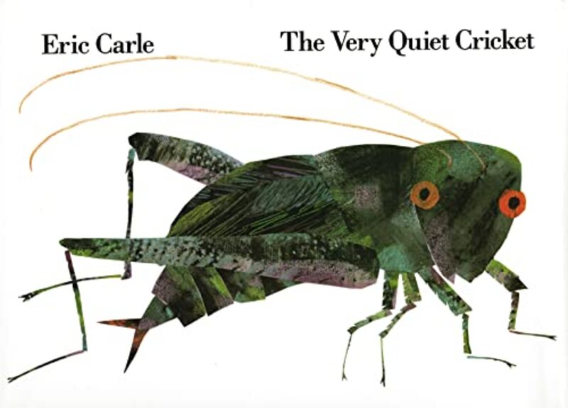 Book cover for "The Very Quiet Cricket" by Eric Carle
