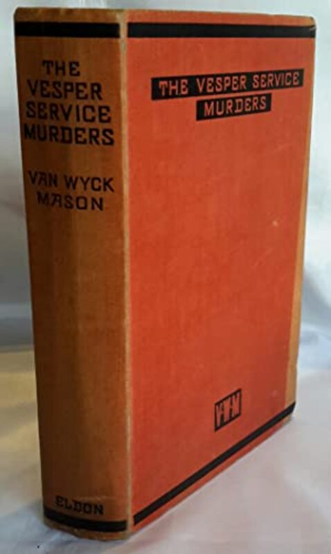 Book cover for "The Vesper Service Murders" by F Van Wyck Mason