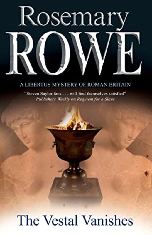 Book cover for "The Vestal Vanishes" by Rosemary Rowe