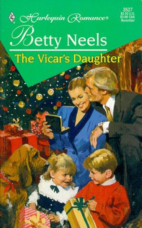 Book cover for "The Vicar's Daughter" by Betty Neels