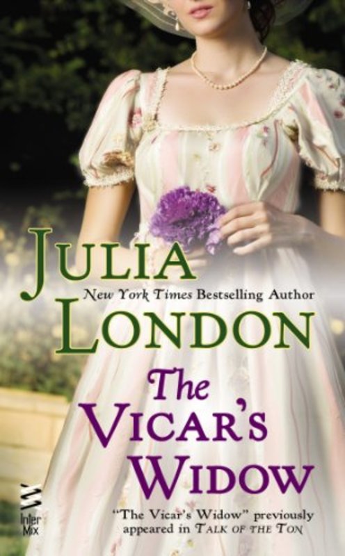Book cover for "The Vicar's Widow" by Julia London