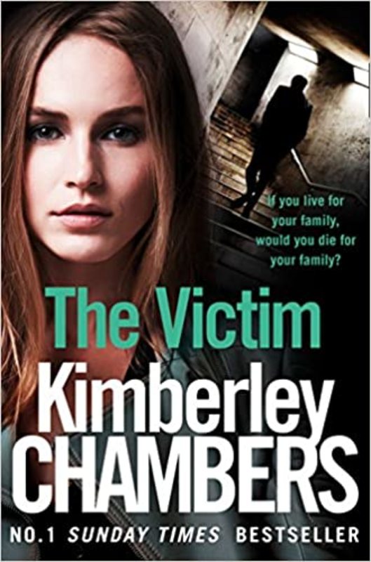 Book cover for "The Victim" by Kimberley Chambers