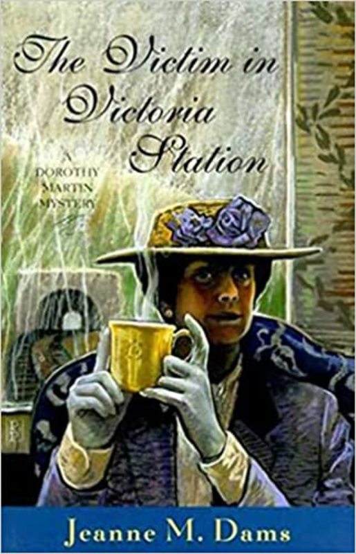 Book cover for "The Victim in Victoria Station" by Jeanne M Dams