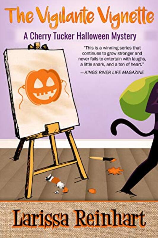 Book cover for "The Vigilante Vignette" by Larissa Reinhart