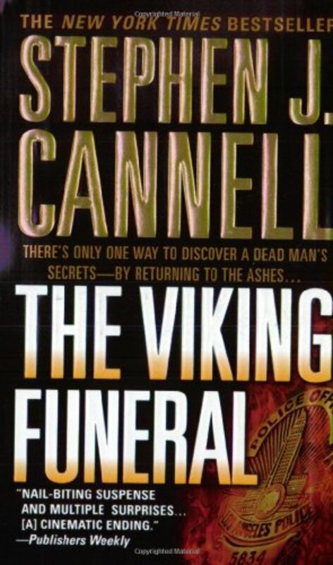 Book cover for "The Viking Funeral" by Stephen J Cannell