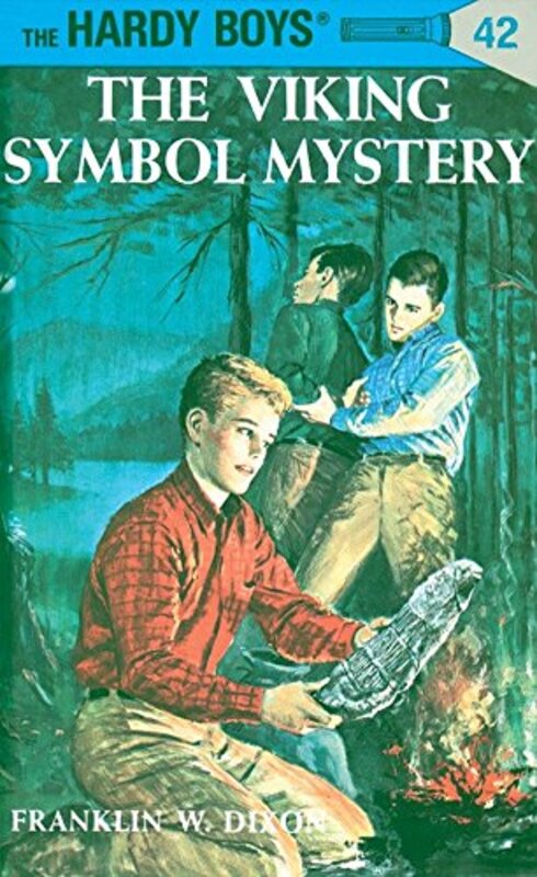 Book cover for "The Viking Symbol Mystery" by Franklin W Dixon