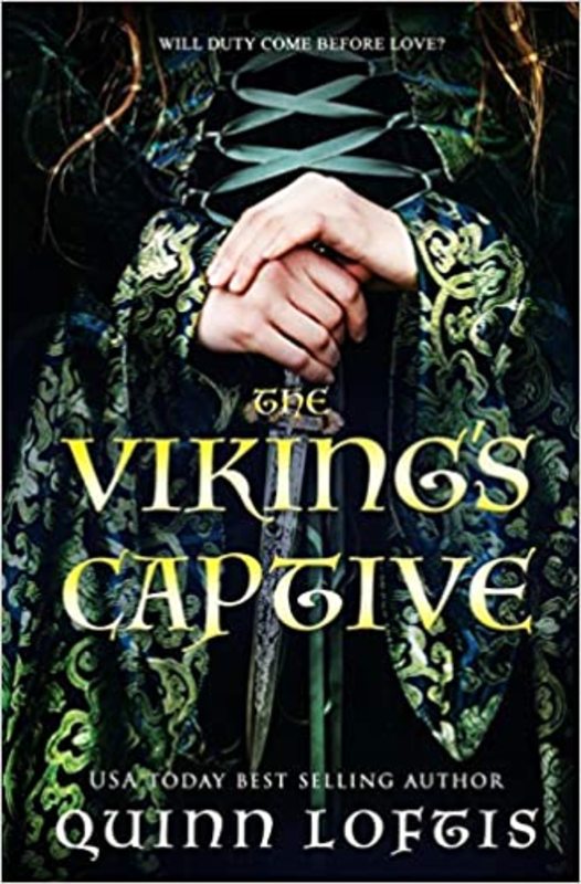 Book cover for "The Viking's Captive" by Quinn Loftis