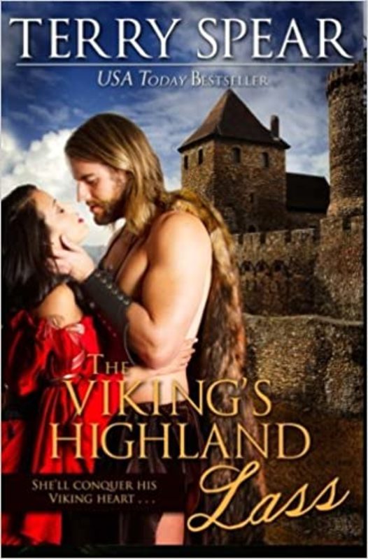 Book cover for "The Viking's Highland Lass" by Terry Spear
