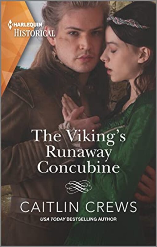 Book cover for "The Viking's Runaway Concubine" by Caitlin Crews