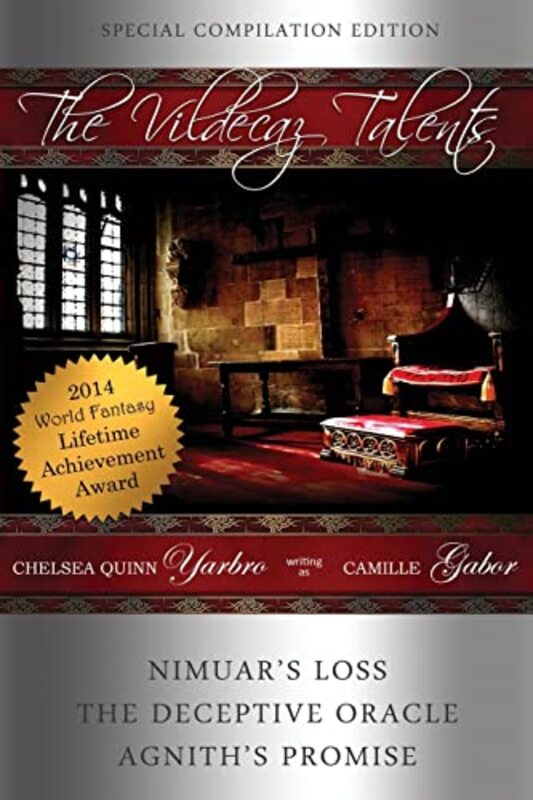 Book cover for "The Vildecaz Talents" by Chelsea Quinn Yarbro