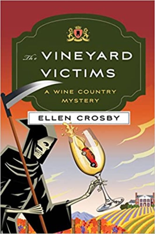 Book cover for "The Vineyard Victims" by Ellen Crosby