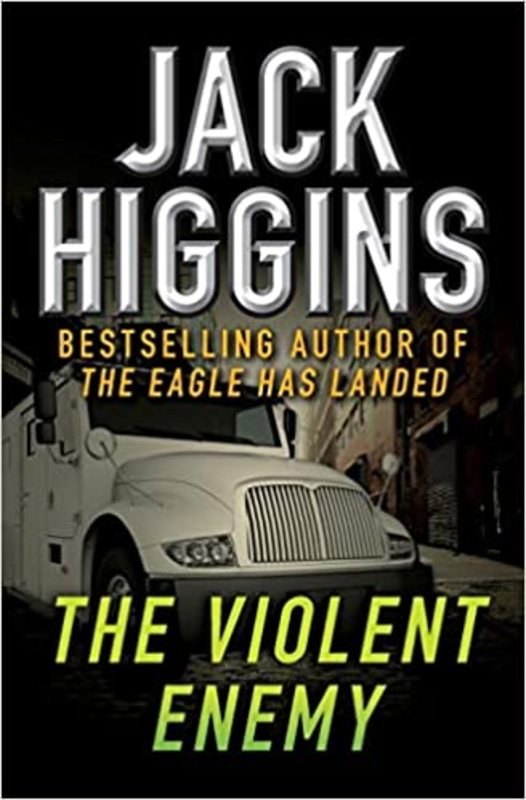 Book cover for "A Candle for the Dead / The Violent Enemy" by Jack Higgins