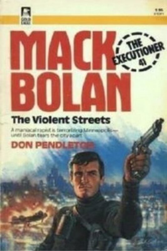 Book cover for "The Violent Streets" by Don Pendleton