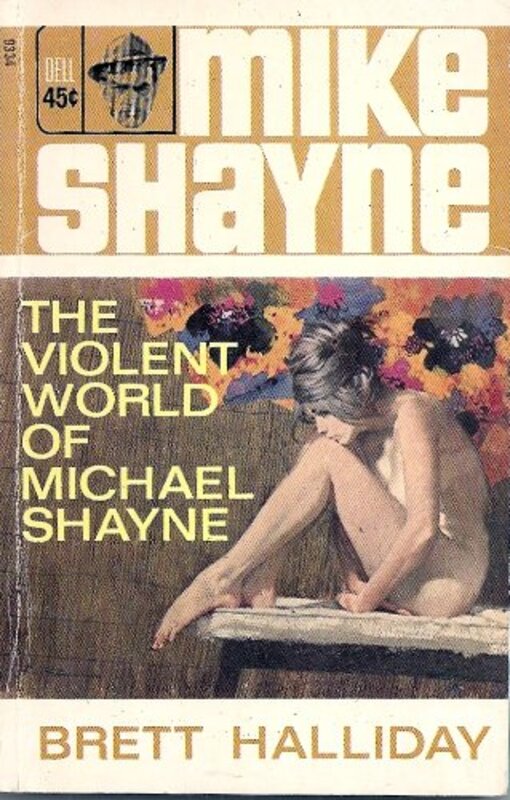 Book cover for "The Violent World of Michael Shayne" by Brett Halliday