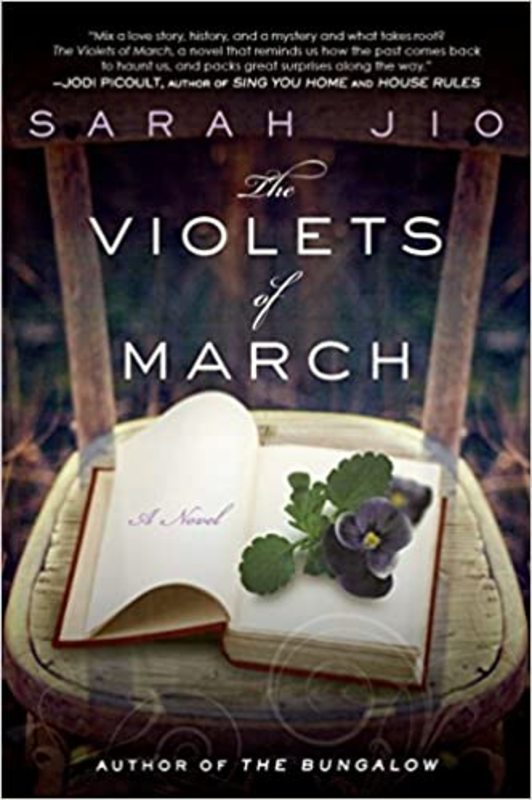 Book cover for "The Violets of March" by Sarah Jio