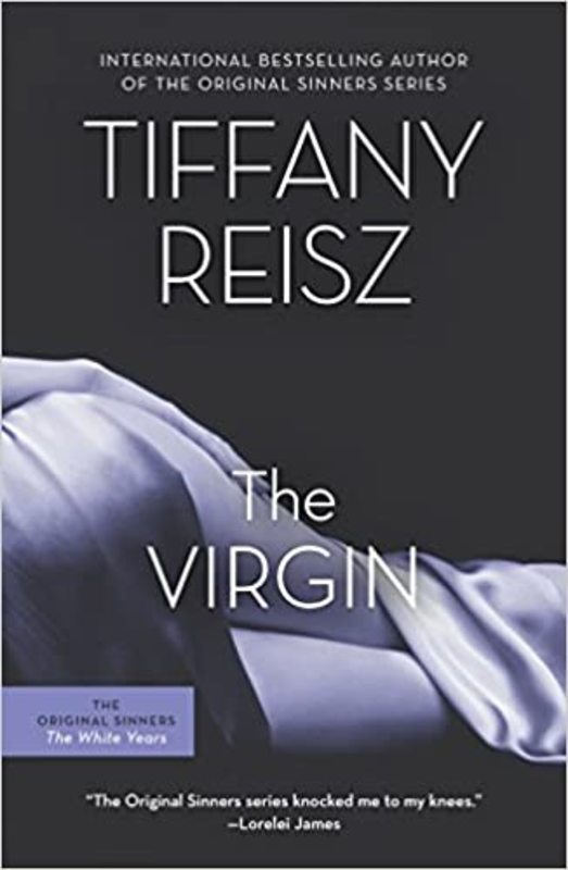 Book cover for "The Virgin" by Tiffany Reisz