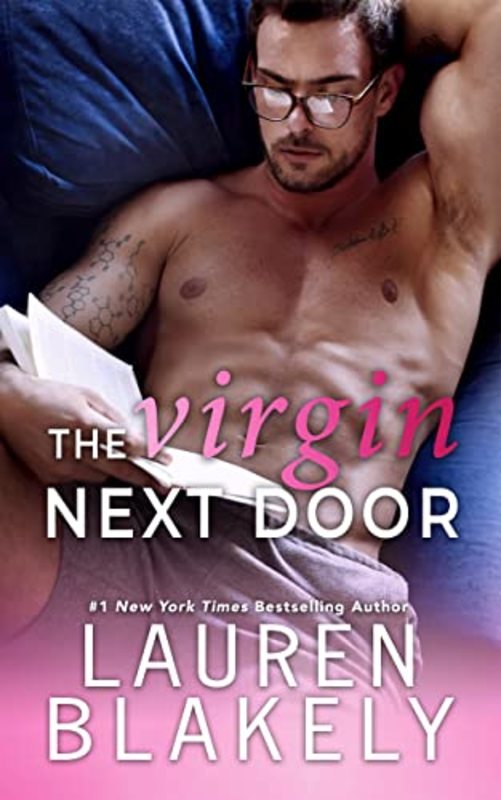 Book cover for "The Virgin Next Door" by Lauren Blakely