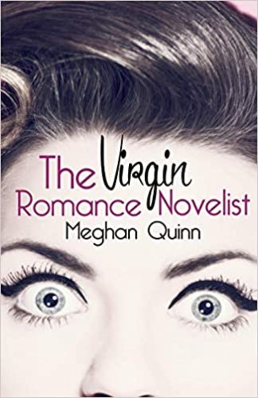 Book cover for "The Virgin Romance Novelist" by Meghan Quinn