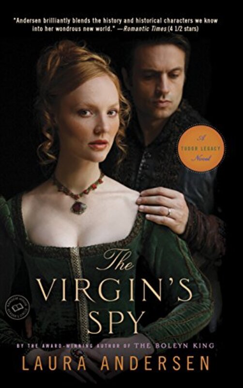 Book cover for "The Virgin's Spy" by Laura Andersen