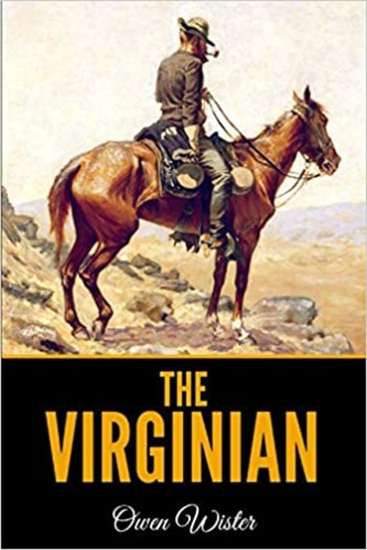 Book cover for "The Virginian" by Owen Wister